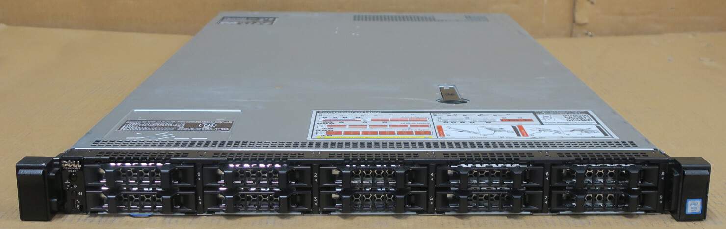 Dell PowerEdge R630 2x E5-2600v3/v4 CPU 24x DIMM 10x 2.5″ SAS Bay CTO 1U Server