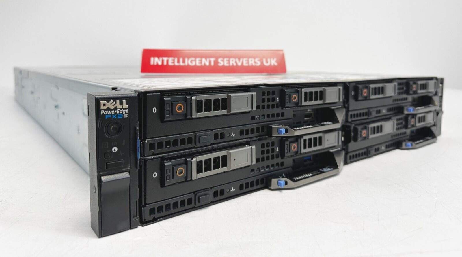 Dell PowerEdge FX2s – 4x FC640 2x Gold 6148, 256GB, 2x 1.92TB SSD, H730P, iDRAC9