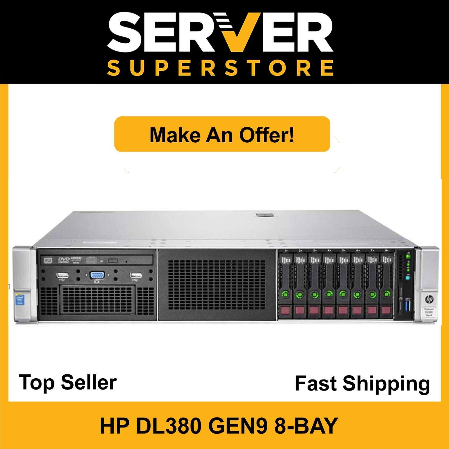 HP ProLiant DL380 G9 Server 2x E5-2640 V4 =20 Cores P440ar 64GB RAM 8x 600GB SAS