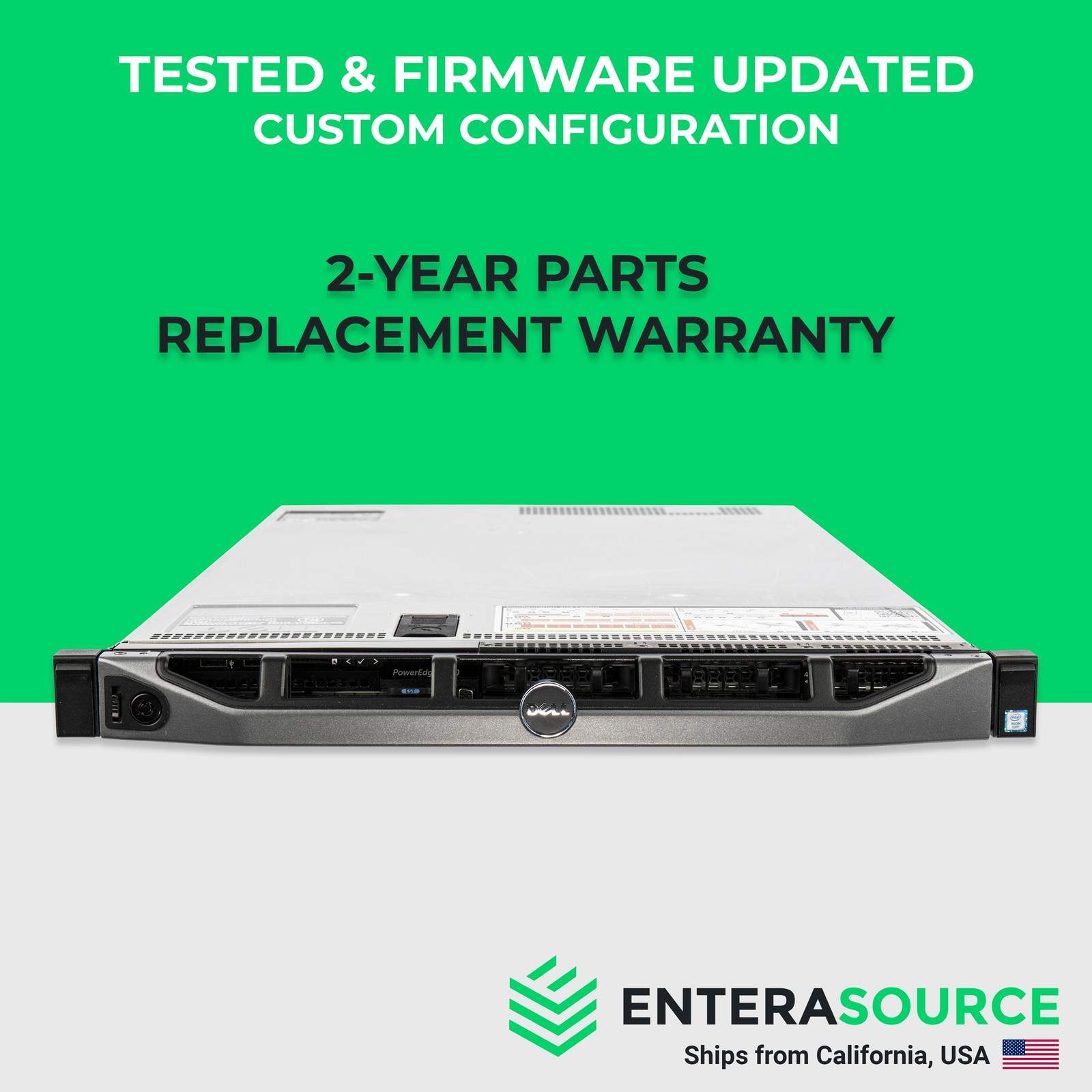 Dell PowerEdge R630 Server 8SFF – Configurable, 2x Xeon, 32GB-256GB RAM