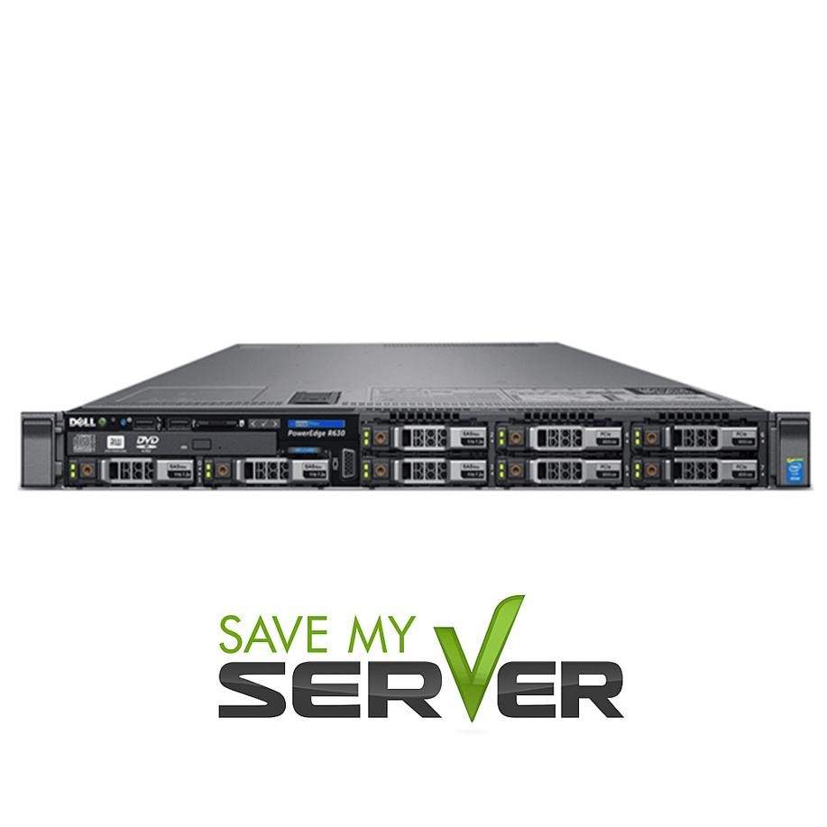 Dell PowerEdge R630 Server | 2x E5-2670 V3 2.3GHz -24 Cores| 64GB RAM | 2x Trays
