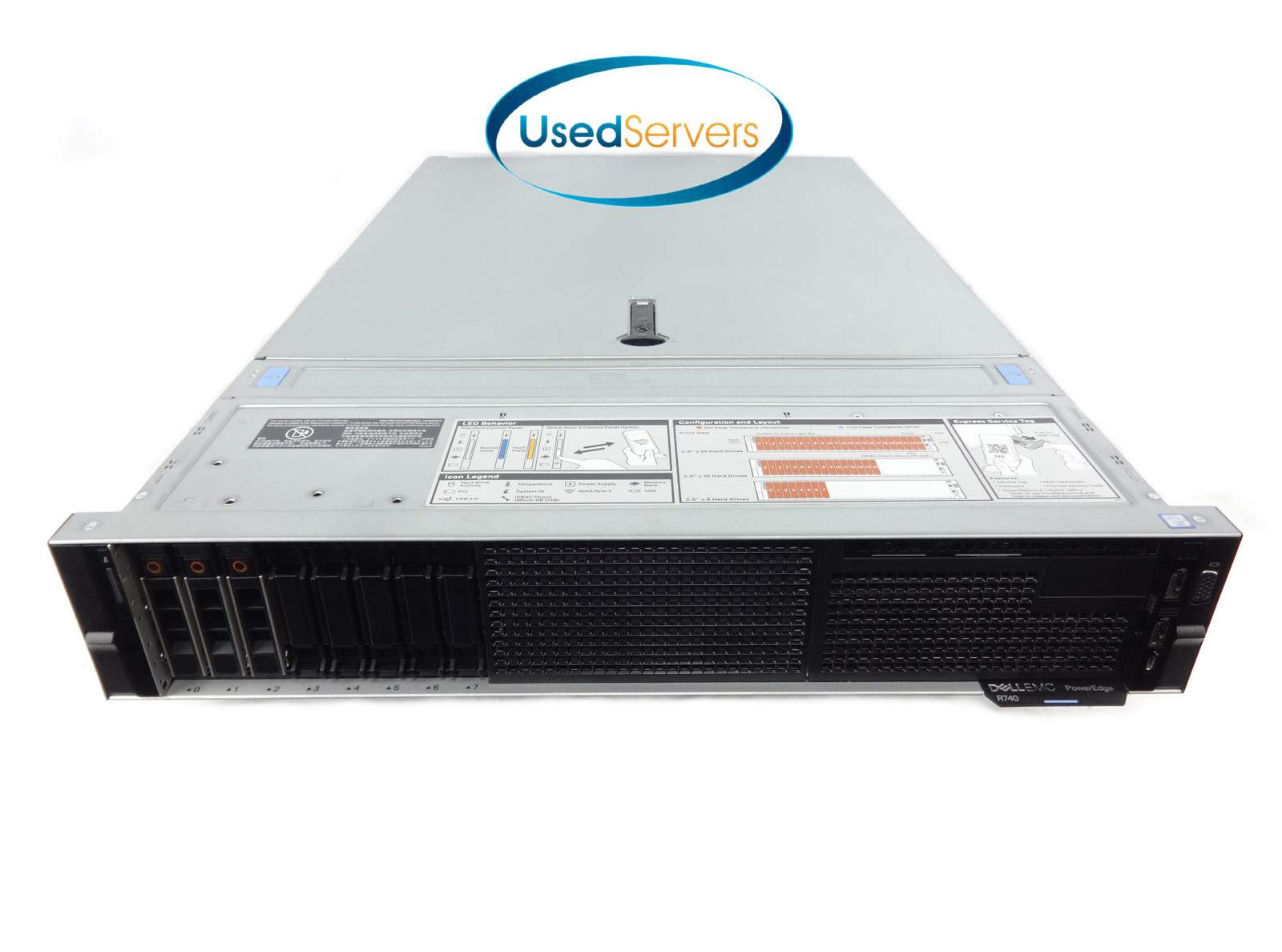 Dell R740 8SFF TPM 2.0 2xGold 6130 2.1GHZ=32Cores 128GB 3x600GB SAS 15K 2x750W