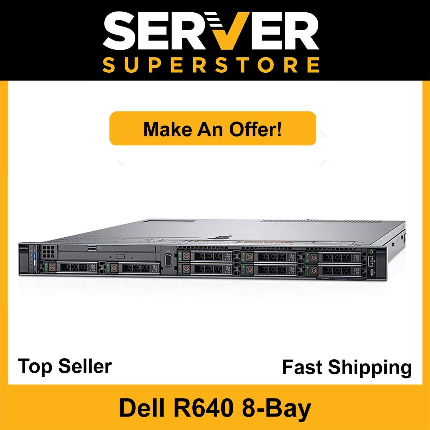Dell PowerEdge R630 Server 2x Gold 5118 V4-24 Cores H730P 32GB RAM 2x trays