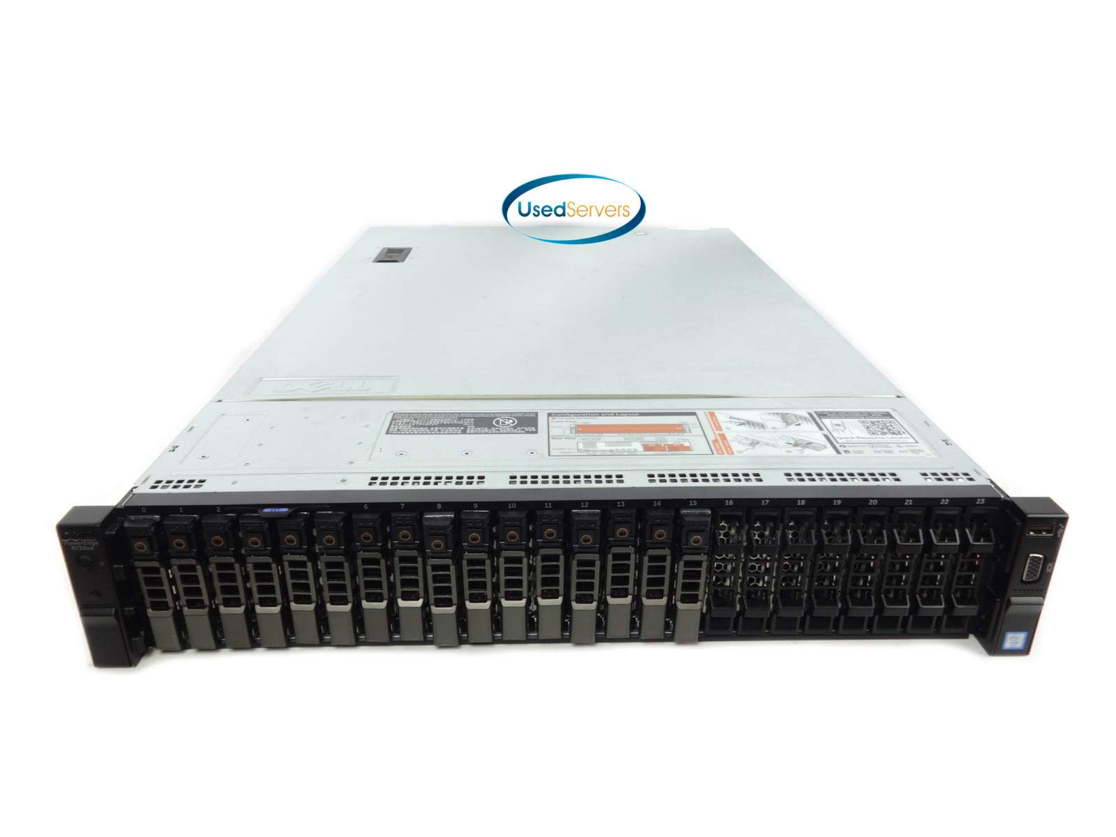 Dell R730XD 26SFF 64GB 2xE5-2670v3 2.3GHZ=24Cores 16x900GB 10K SAS H730P