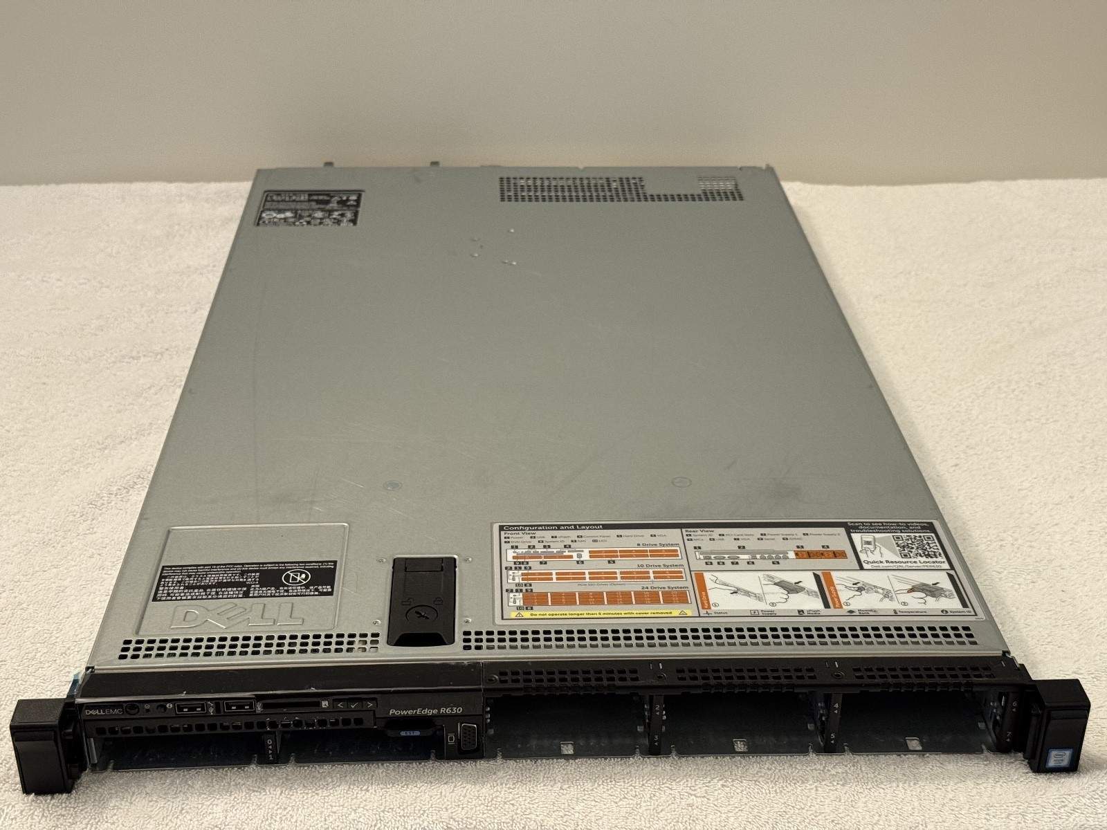 Dell PowerEdge R630 1x E5-2623 v4 4C/8T 2.6GHz | 2x 495W PSU