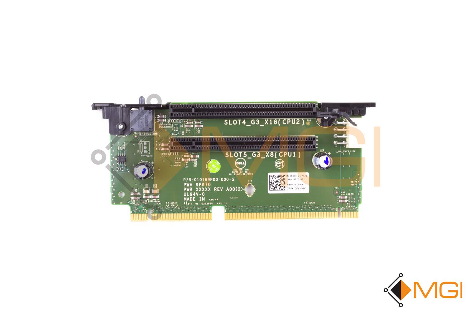 DELL RISER CARD 2 FOR DELL POWEREDGE R720 / R720XD / POWERVAULT // FXHMV