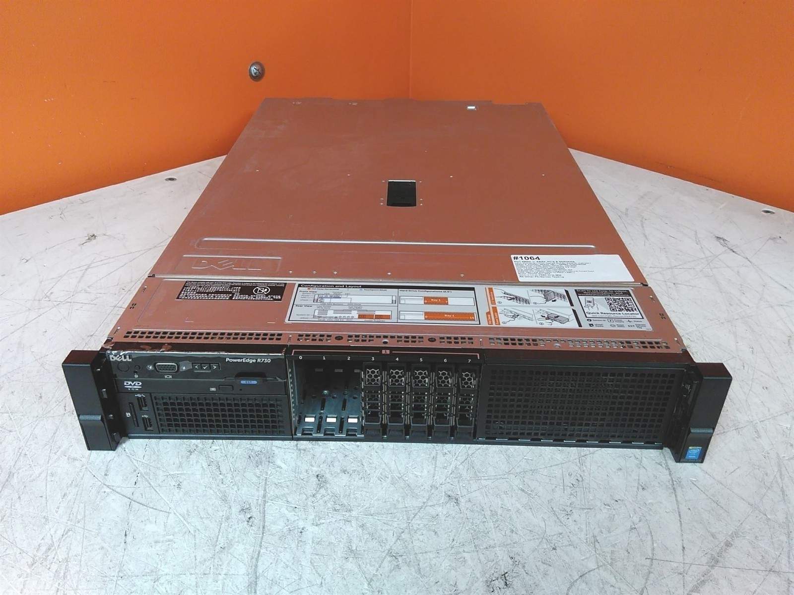 Barebones Dell PowerEdge R730 Server 2x Xeon E5-2660v3 2.6GHz=20 Cores NO RAM