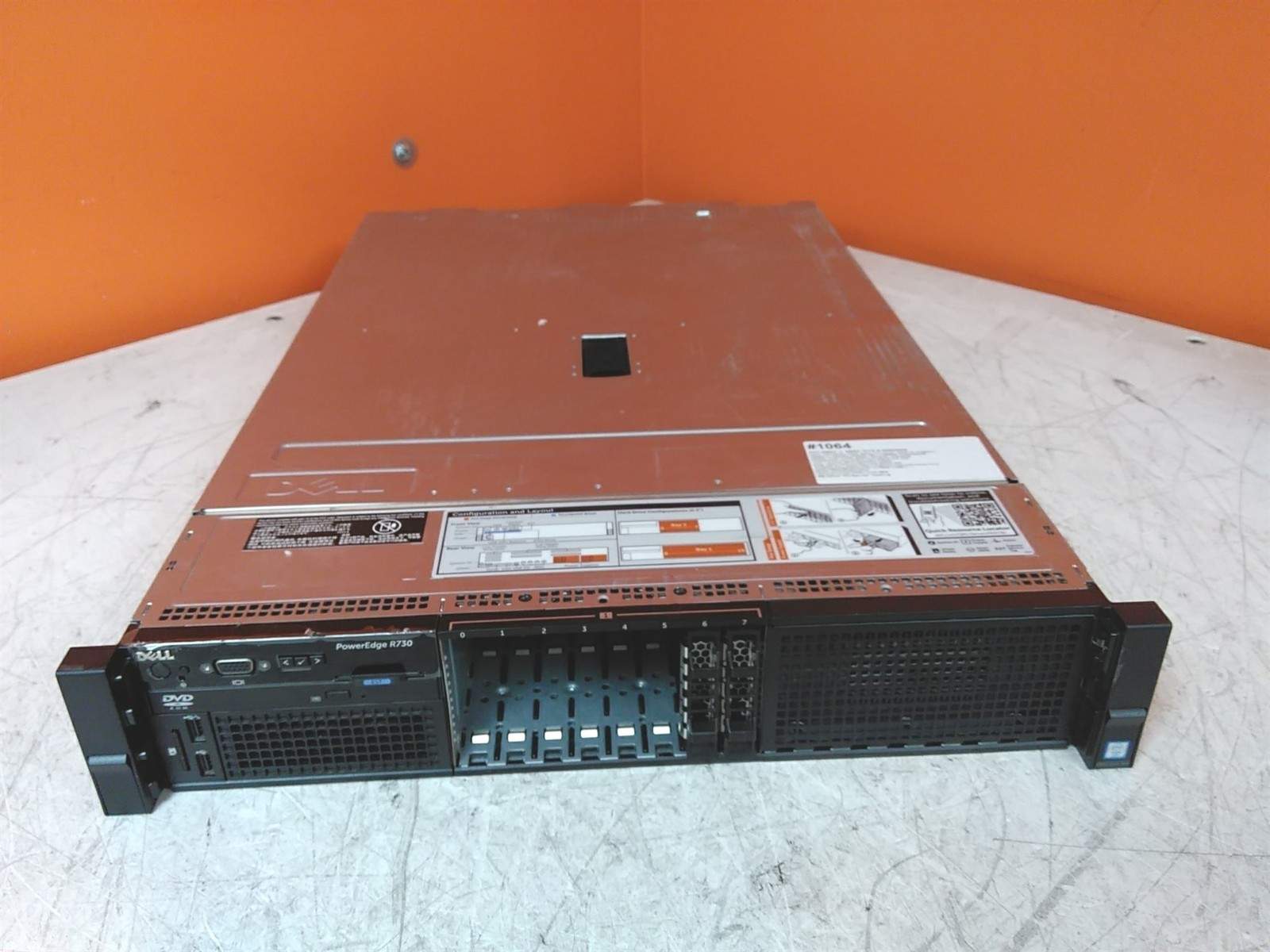 Dell PowerEdge R730 Server Intel Xeon E5-2643v3 3.4GHz 16GB PERC H730 Mini 8×2.5
