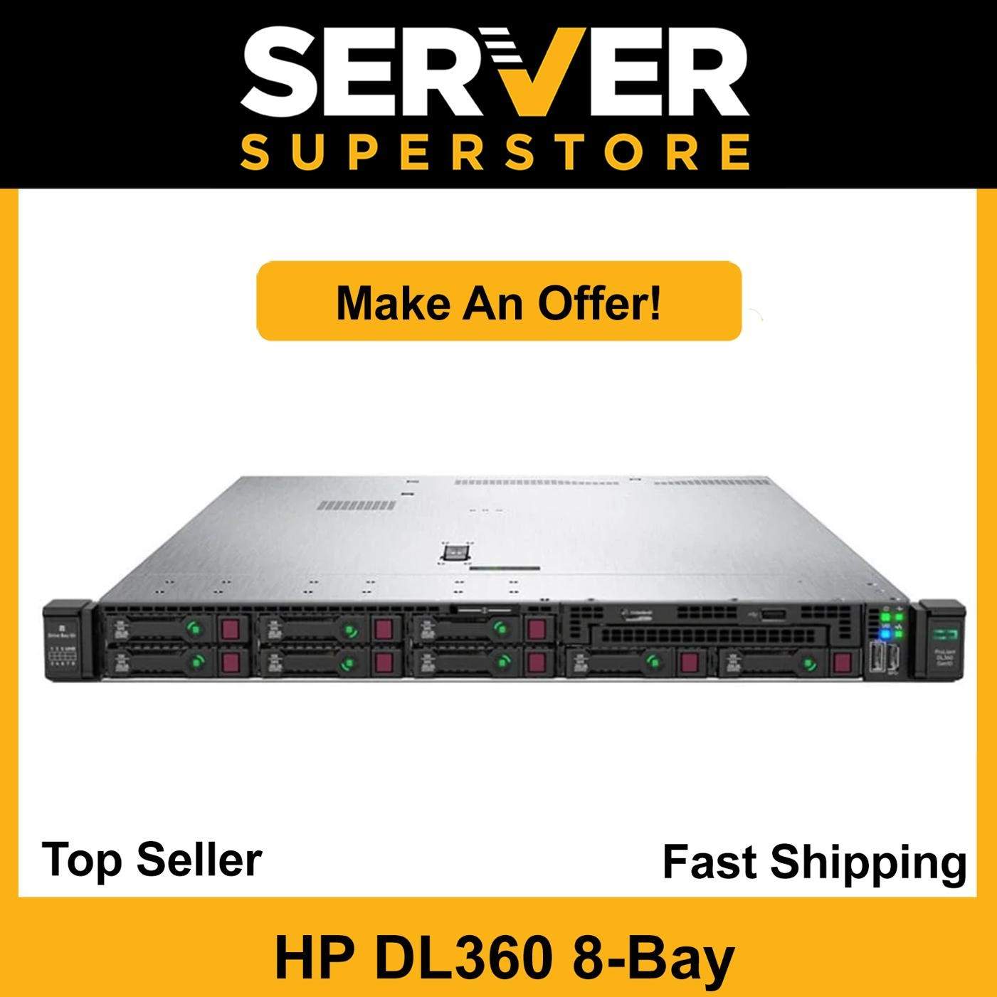 HP Proliant DL360 G10 Server 2x Gold 6138=40 Cores 64GB RAM P408i 2x NEW 1TB SSD