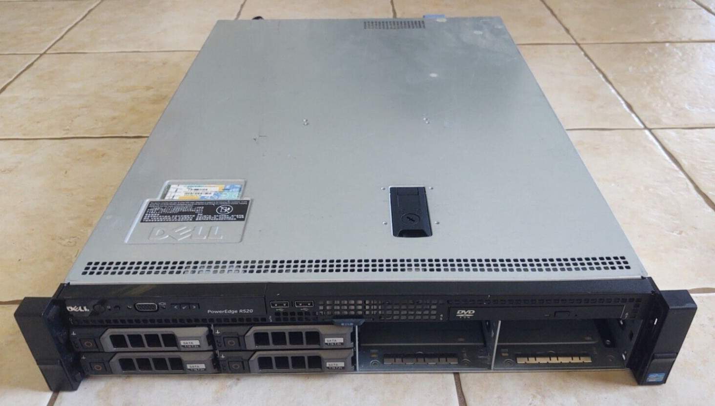 Dell PowerEdge R520 2x Xeon E5-2430 2.20GHz 192GB 2x 1TB 6x 4TB HD H710 2x 750W