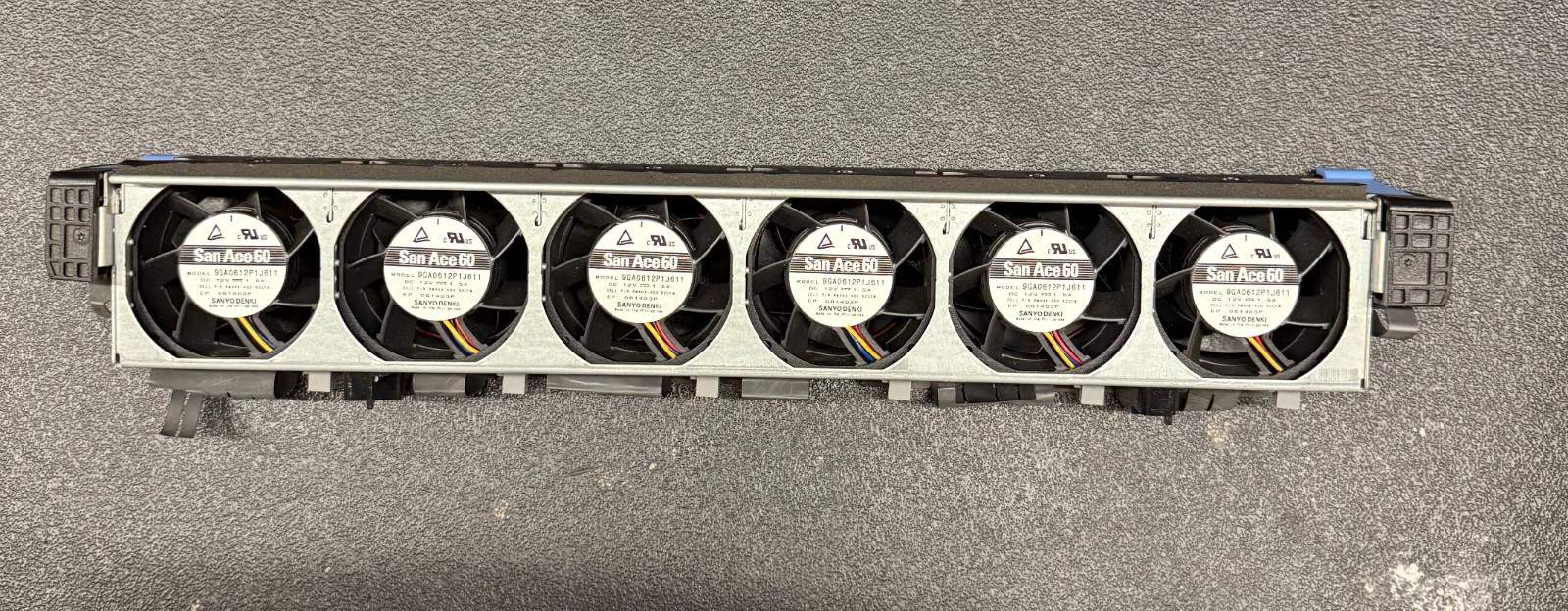PN3W9, R2K4K, Dell Poweredge R720 Server Fan Tray w/ 6X 3WNX5-A00 FANS