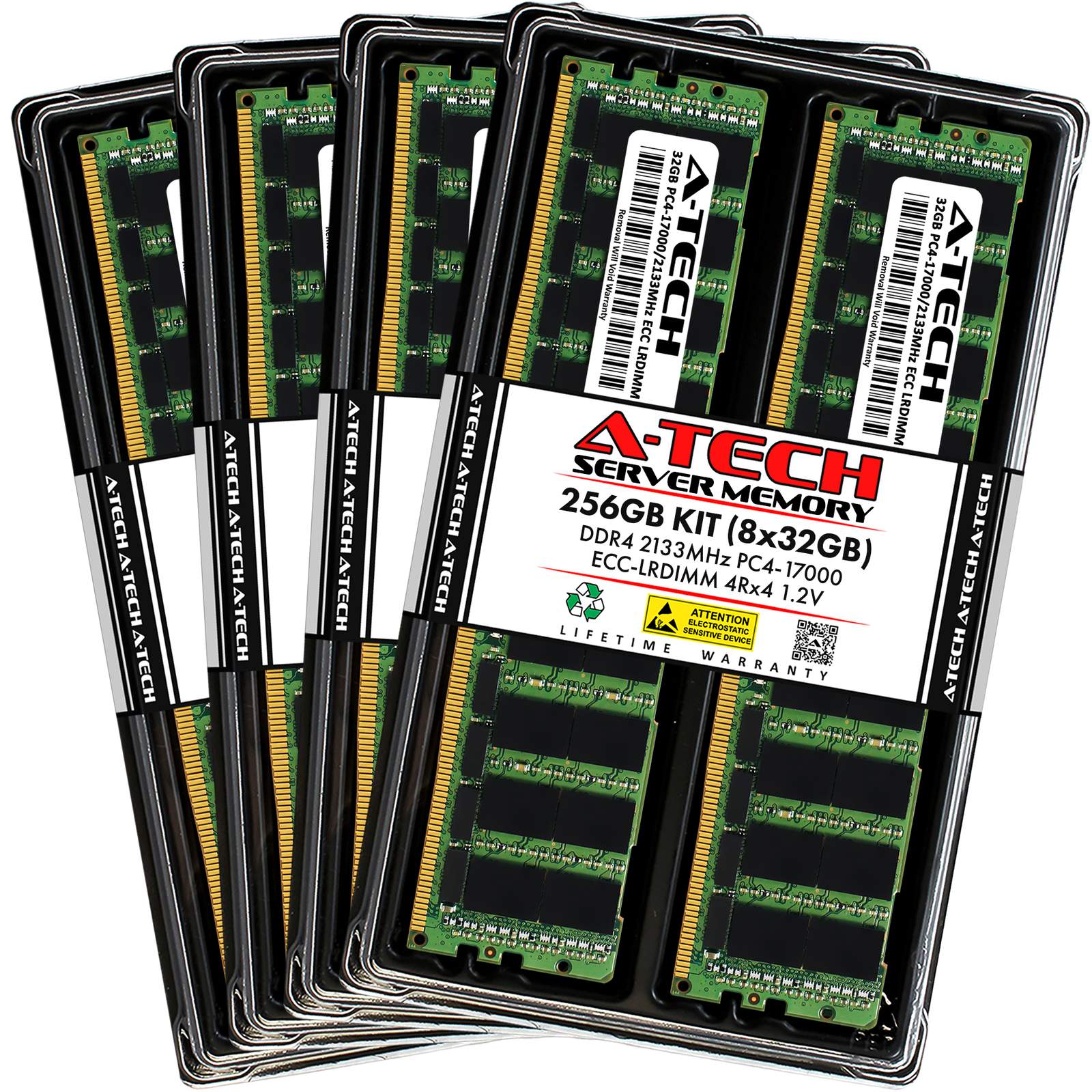 256GB 8x 32GB PC4-2133 LRDIMM Dell PowerEdge M640 R440 R840 R930 T640 Memory RAM