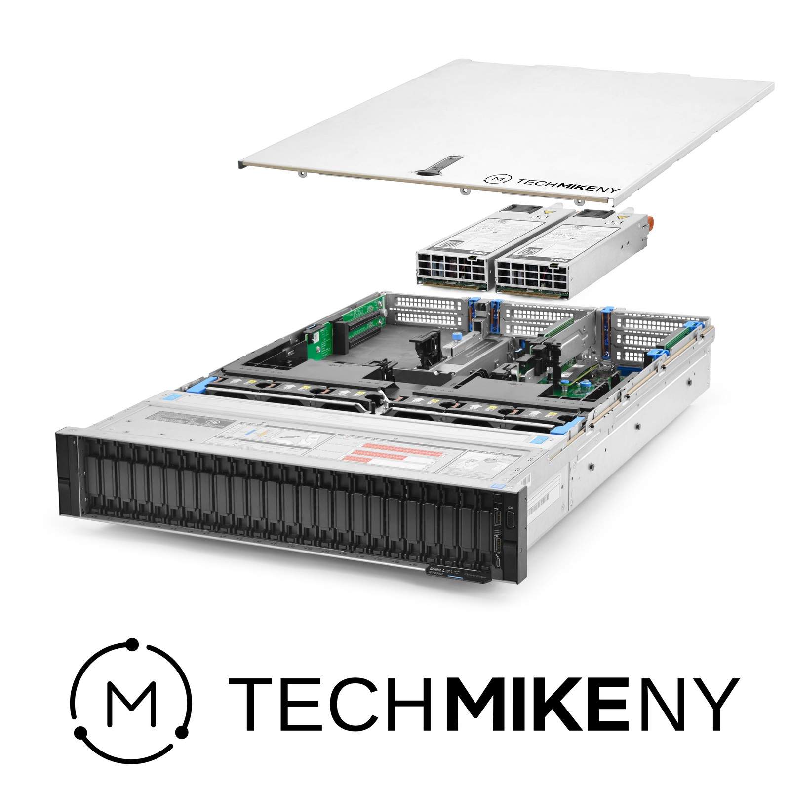 Dell PowerEdge R740xd NVMe Server + SAS 2x Gold 6132 2.60Ghz 28-Core 8GB RAM