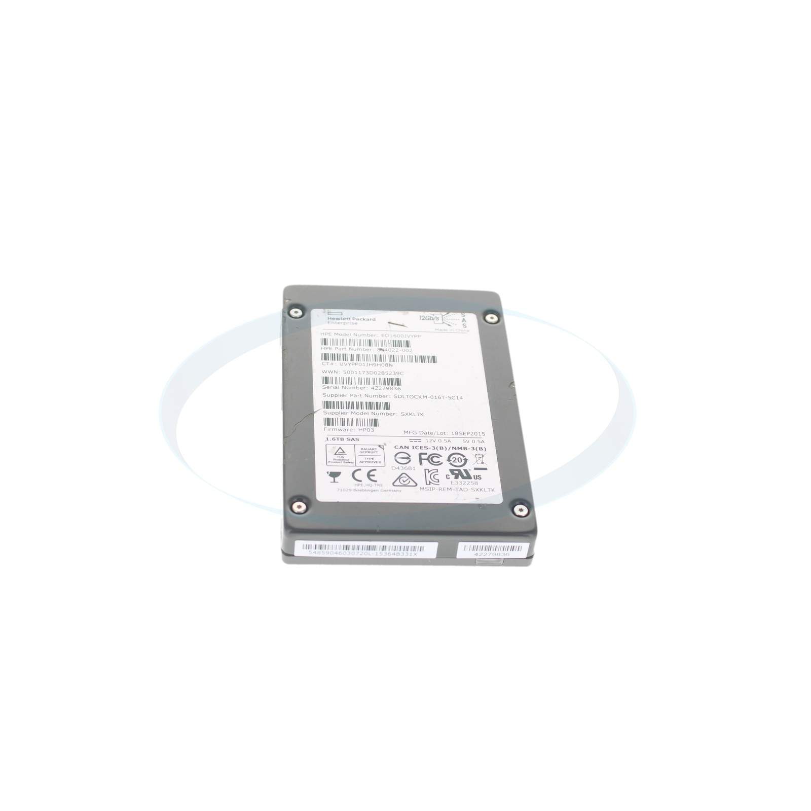 HP 844022-002 1.6TB 12G SAS 2.5″ SSD Drive