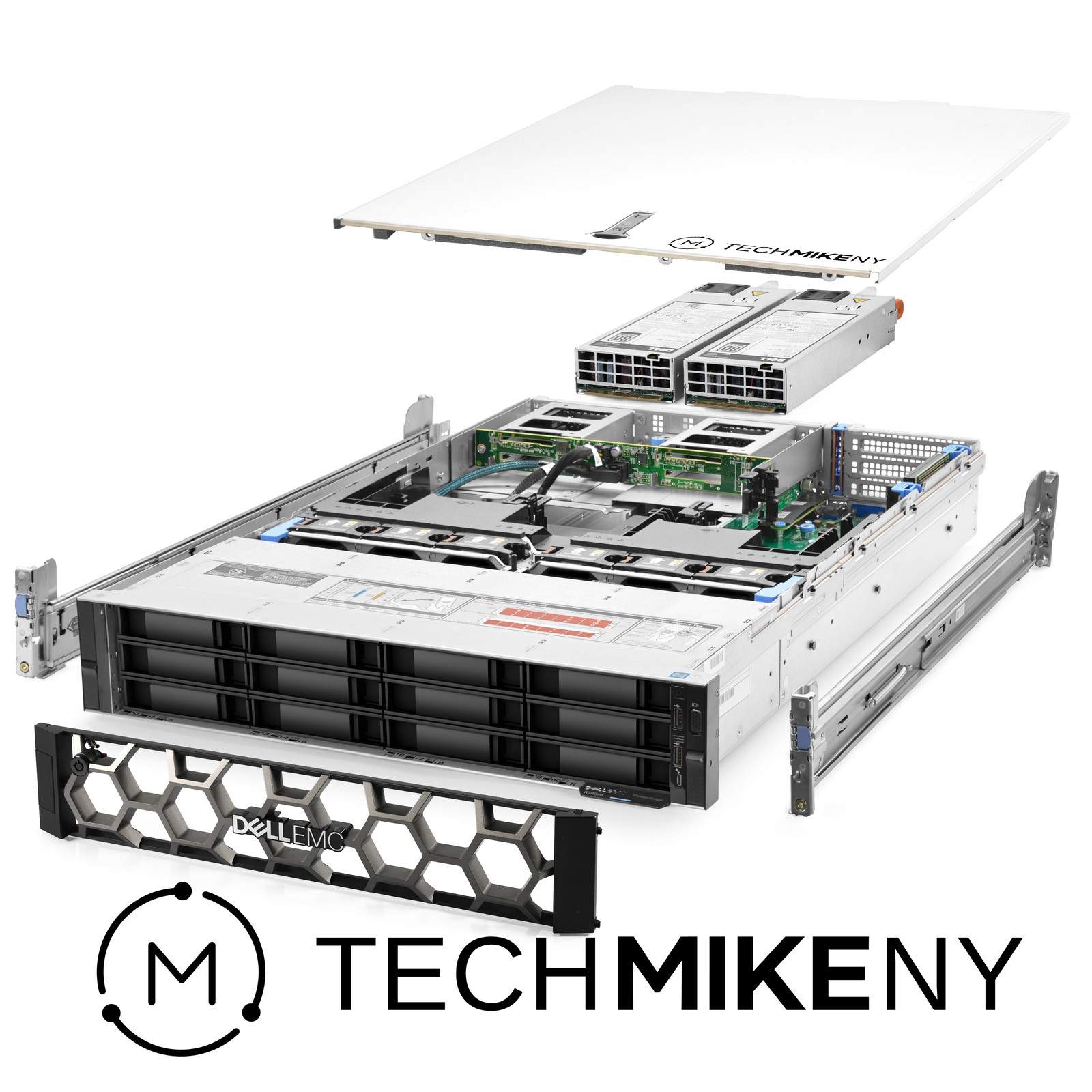 Dell PowerEdge R740xd Server 12-Bay LFF 3.00Ghz 24-Core 192GB RAM 16x Caddies