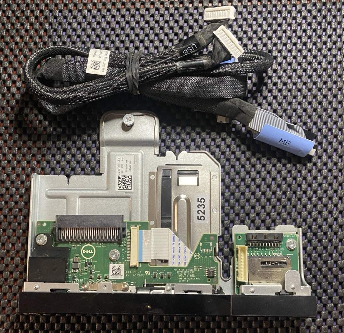 DELL PowerEdge R720 Front Panel Cage Assembly  + Cable | P/N 0X1H10