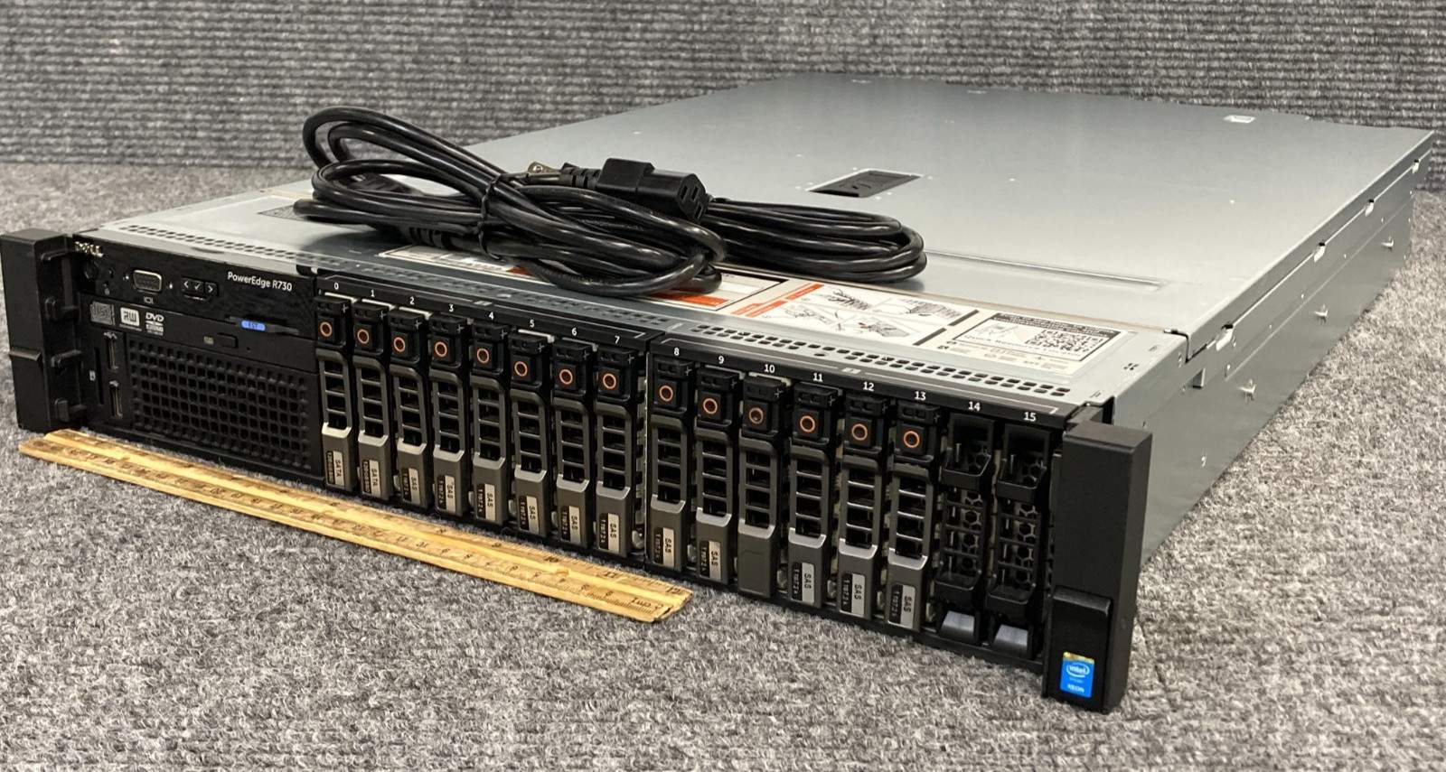 Dell PowerEdge R730 Server w/ 2x Xeon E5-2630, 16GB PERC H730 Mini, 2x PSU