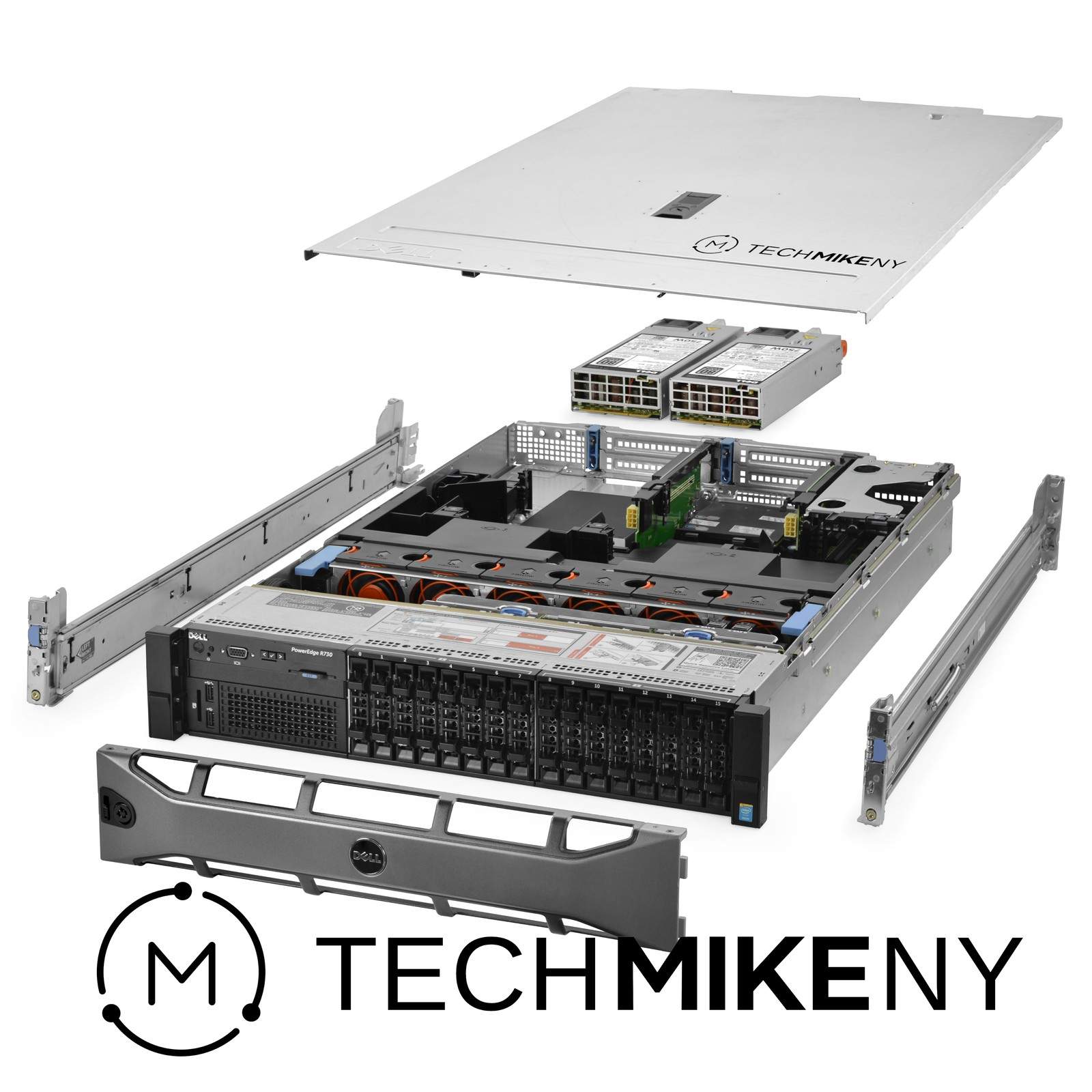 Dell PowerEdge R730 Server 2x E5-2640v3 2.60Ghz 16-Core 128GB RAM 4.8TB Storage