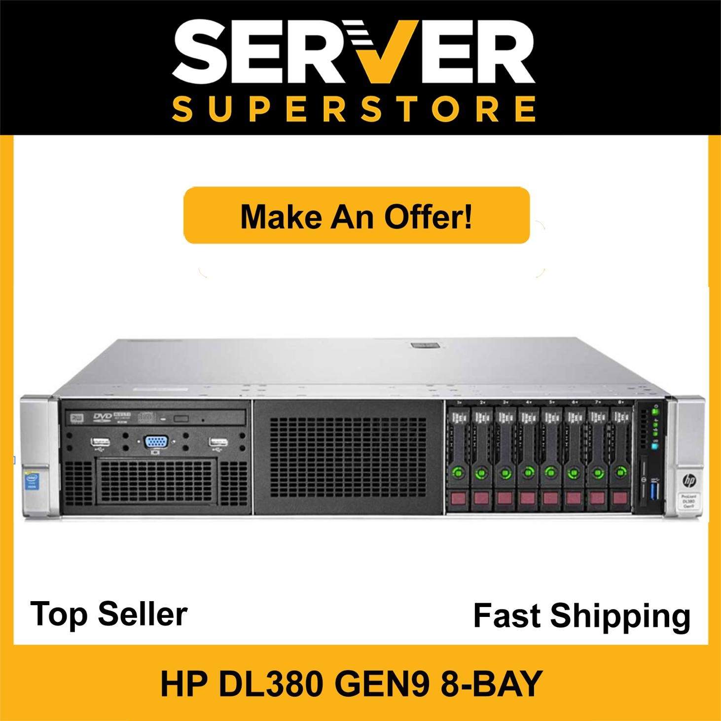HP ProLiant DL380 G9 Server 2x E5-2680 V3 -24 Cores P440ar 64GB RAM 2x 900GB SAS