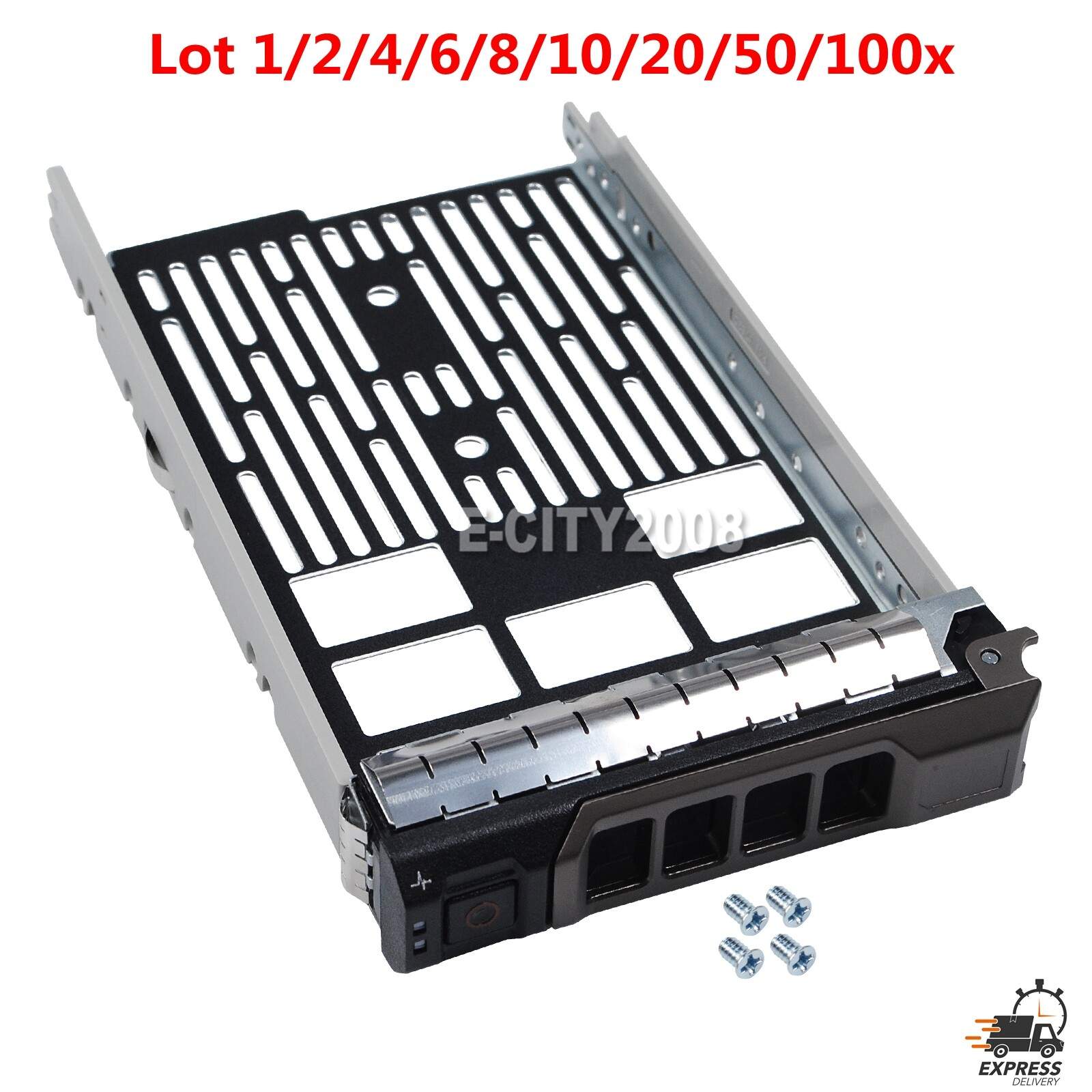 Lot Hot-Swap 3.5″ HDD SAS SATA Hard Drive Tray Caddy For Dell PowerEdge R530