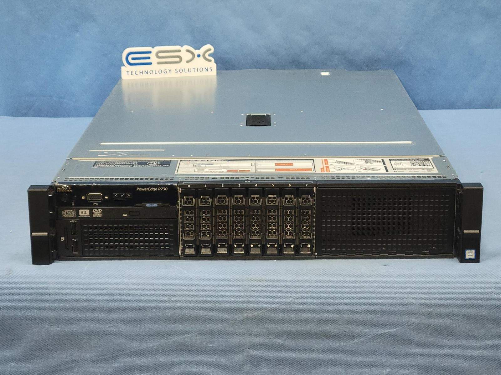 Dell PowerEdge R730 8x 2.5” 2U Server 2x 12C E5-2680v3 2.5GHz, 128GB RAM, H330