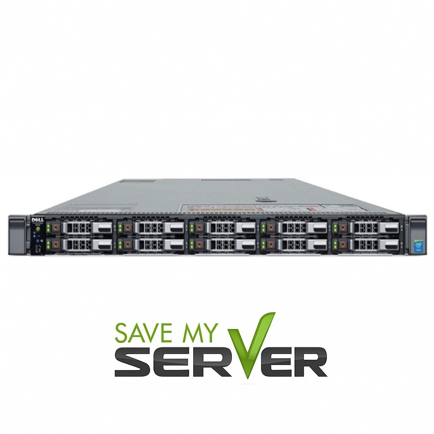 Dell PowerEdge R630 Server 2x E5-2640 V4 – 2.4GHz H730 32GB RAM 2x 600GB SAS