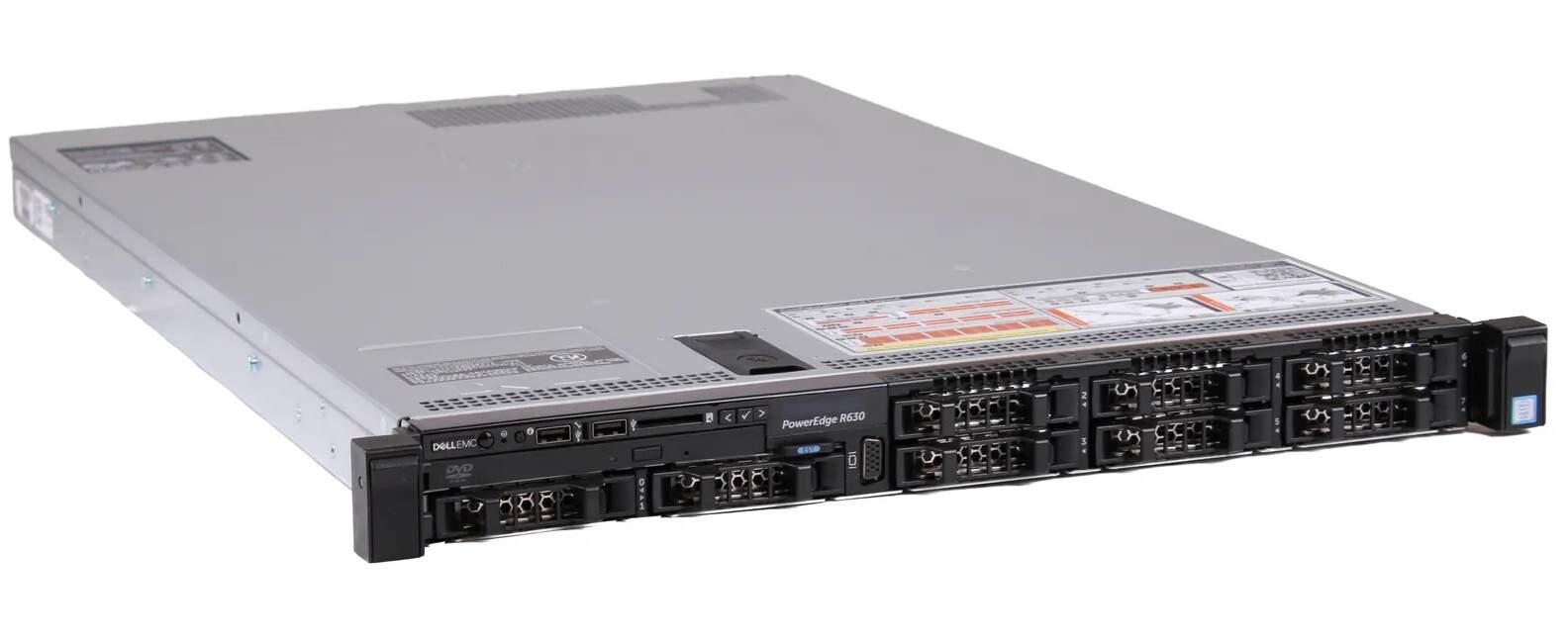 Dell PowerEdge R630, 8xSFF, 2×2699 V3 (36C/72T), 512GB, H730, iDRAC Ent, no HDD
