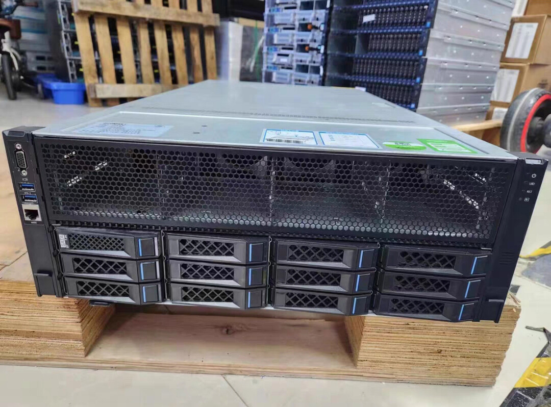 Inspur NF5468 M5 12X3.5″ 8GPU Server/4xPSU/2X Gold 6148 CPU 20Core/256G RAM