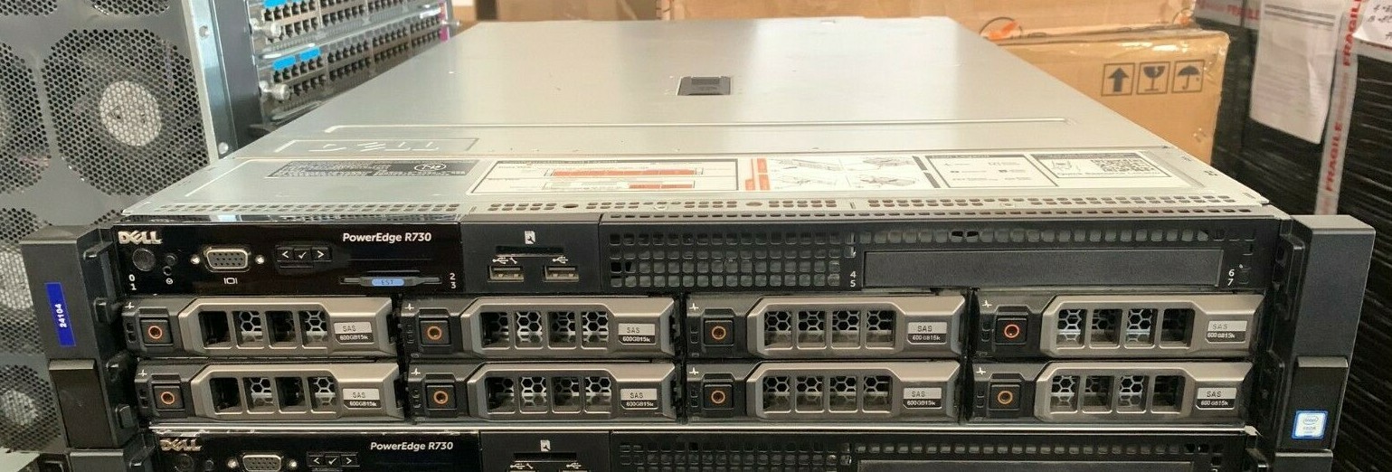 Dell PowerEdge R730 8×3.5 2xE5-2630Lv4 128GB H730 2xPS Rail Kit iDRAC Enterprise