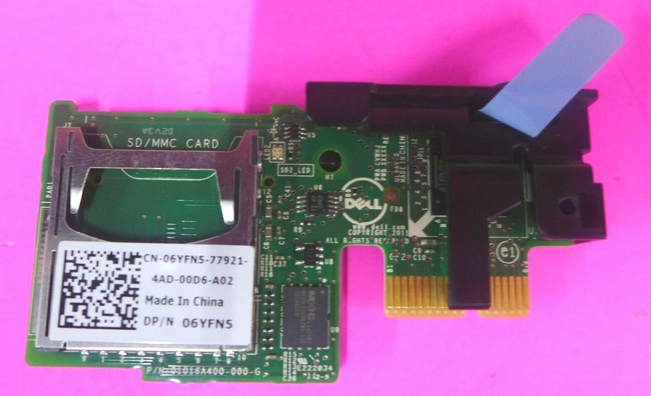 Genuine Dell PowerEdge R720 R820 T620 Dual SD MMC Card Reader 6YFN5