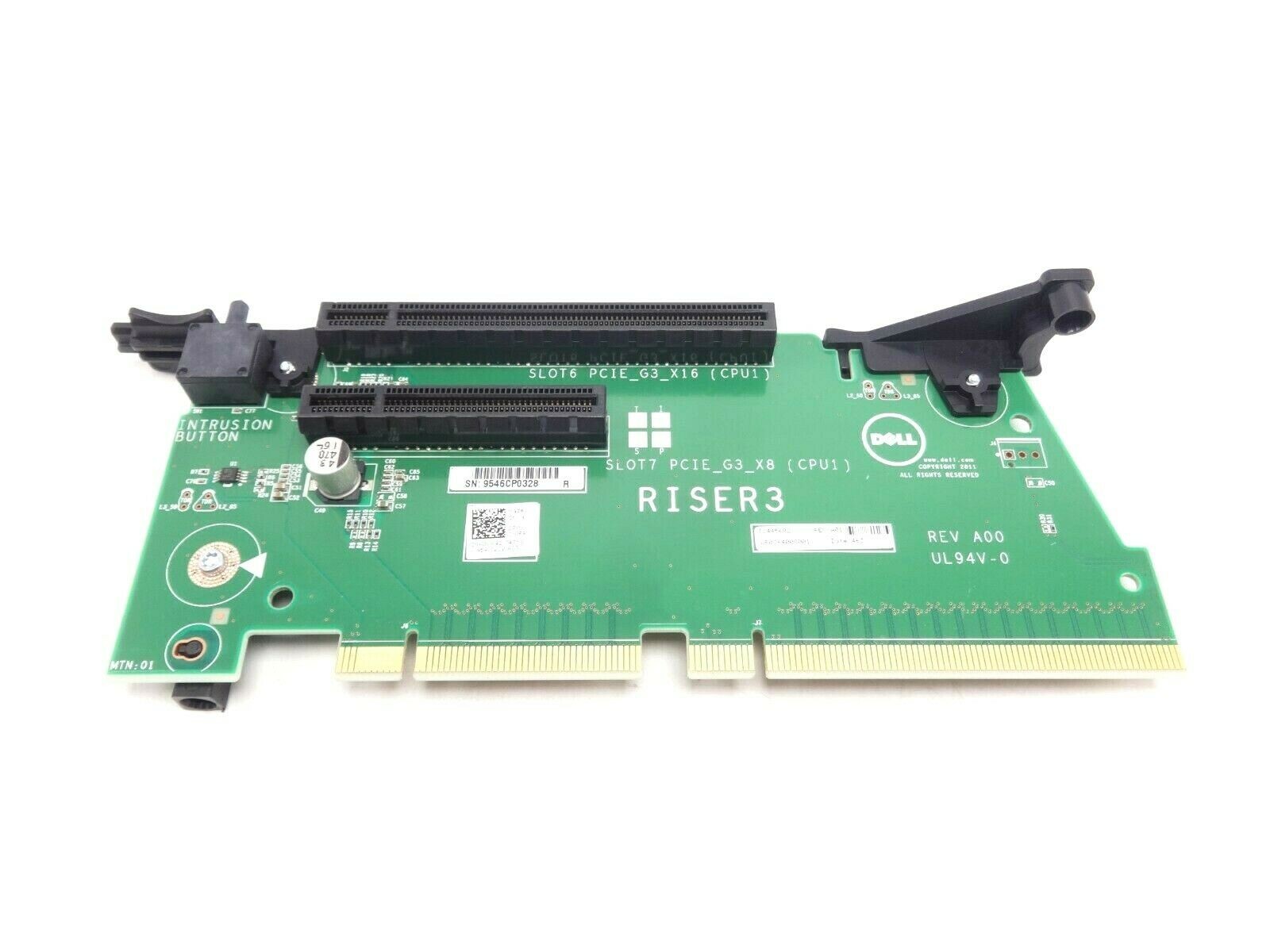 Dell NJF90 Poweredge R820 PCI-E Riser #3 Card