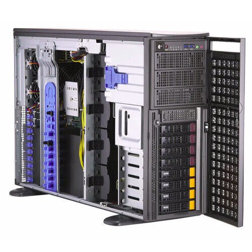 Supermicro SYS-740GP-TNRT Server 8X3.5″ 8X 32G 2666MHz 2x 4310 2.10GHz 12Core