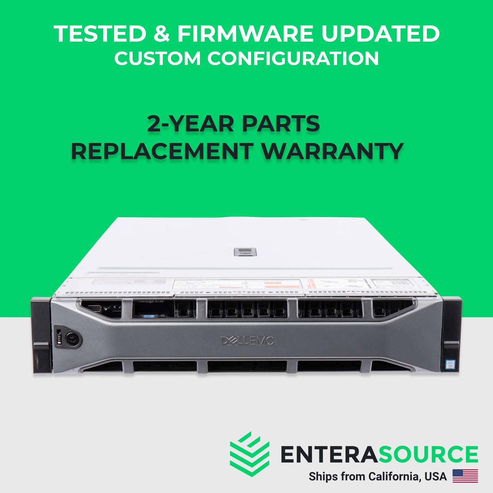 Dell PowerEdge R730 Server 16SFF – Configurable, 2x Xeon, 384GB-1.5TB RAM