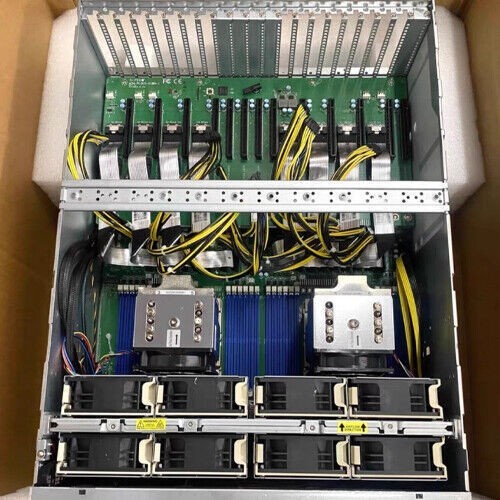 AS-4125GS-TNRT Server 24×2.5″ 1X480G SSD 4X2000W 2XEPYC 9124 16Core 16X DDR5 64G