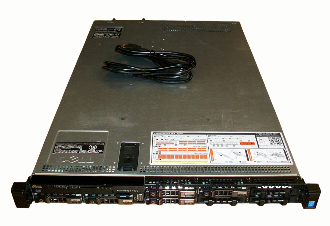 Dell PowerEdge R630 Server E5-2620 v3 2.4GHz, 64GB RAM, PERC H730P, 5x 1TB HDD,