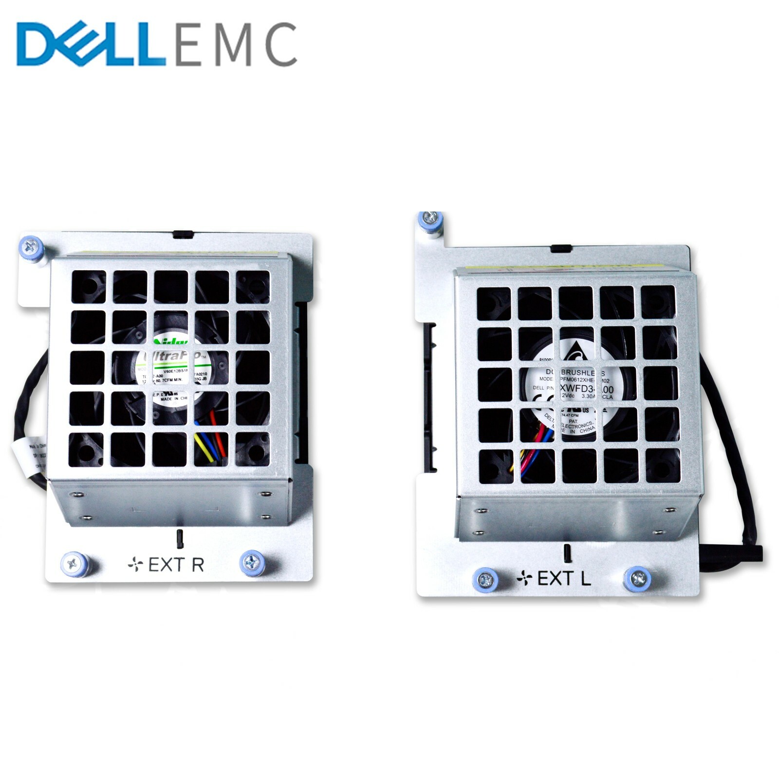 New For Dell Poweredge T640 GPU Upgrade Expansion Left & Right Fans 8DF31 K22DD