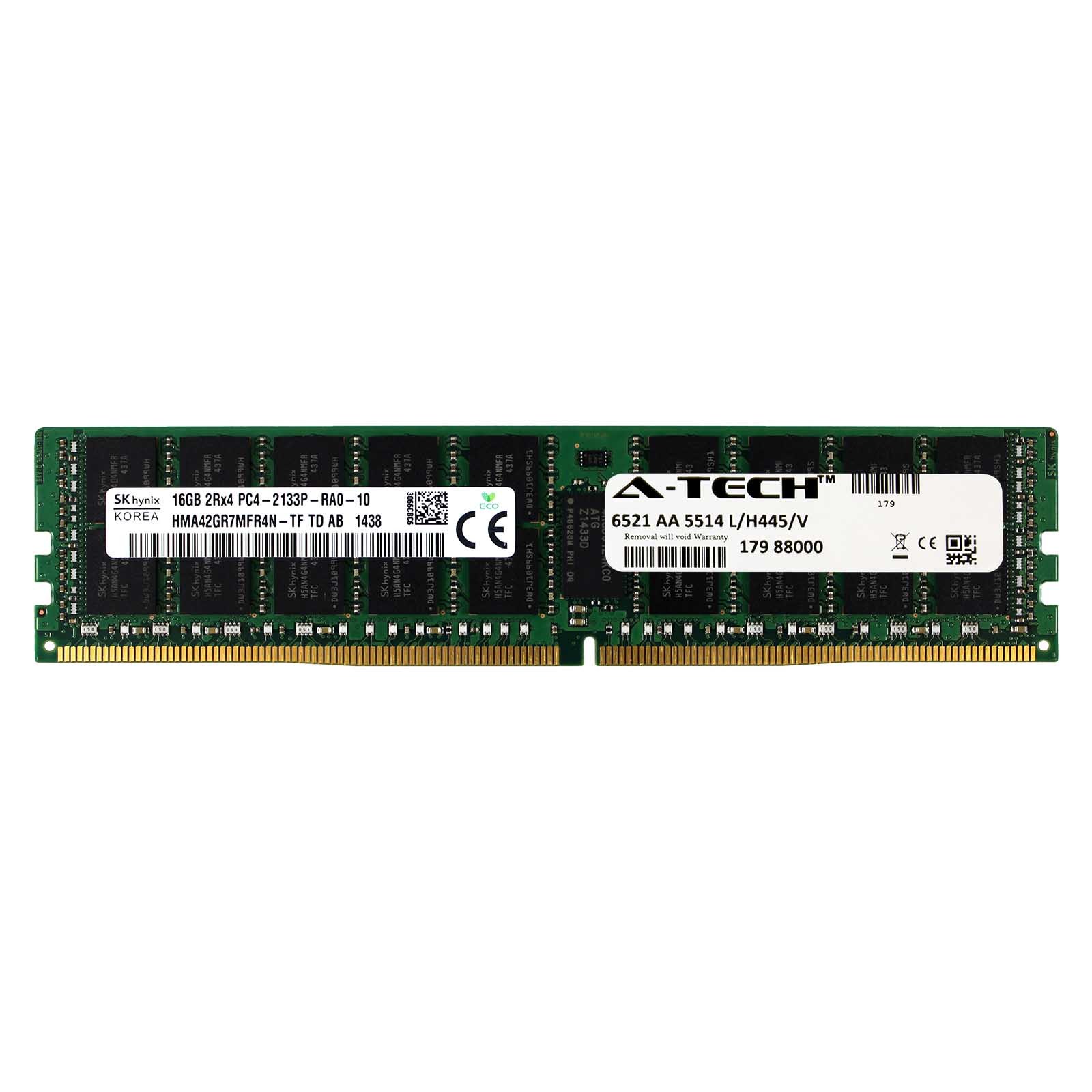DDR4 2133MHz Hynix 16GB Module Dell PowerEdge R730xd R730 R630 T630 Memory RAM