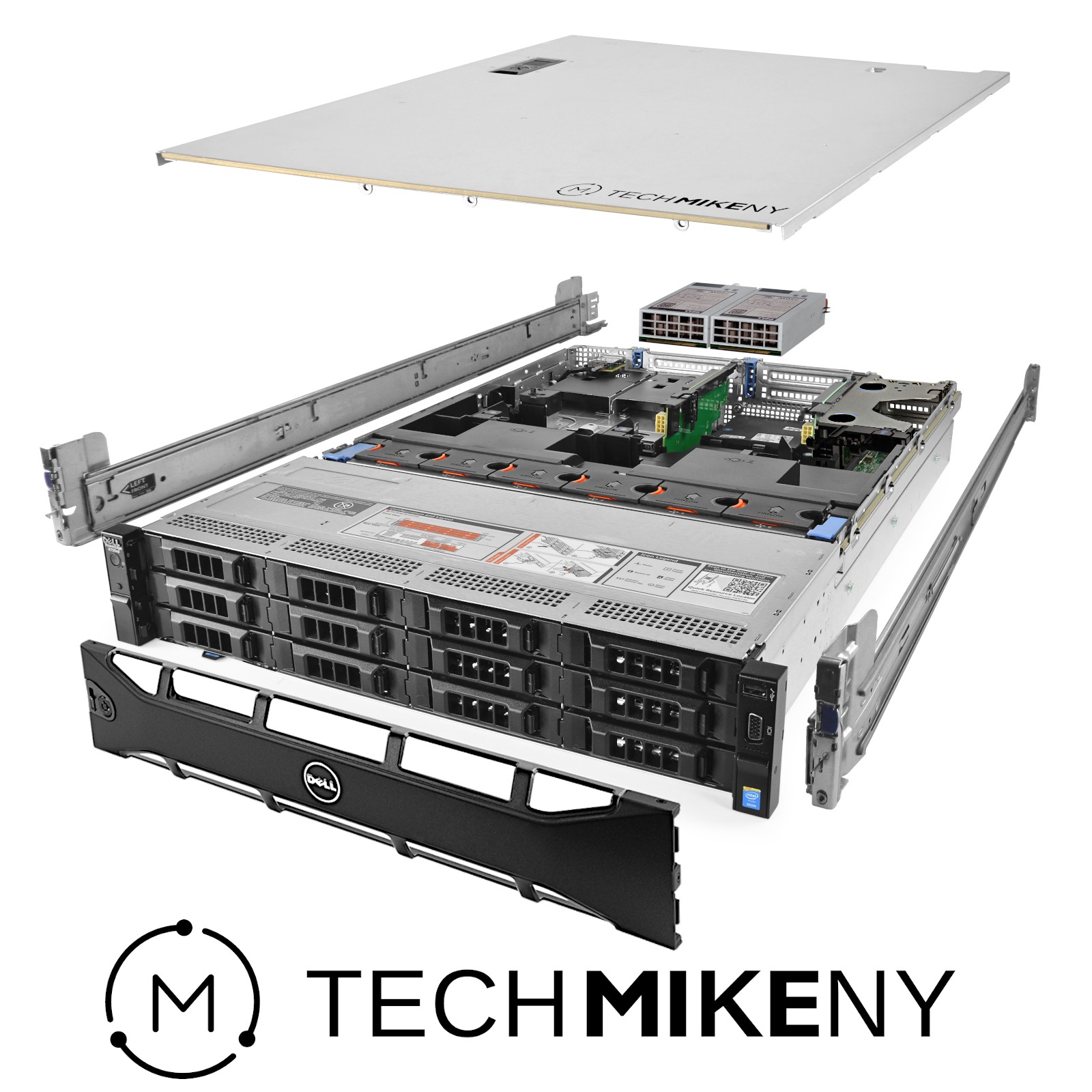 Dell PowerEdge R730xd Server 12-Bay LFF 2.30Ghz 36-Core 256GB RAM M10 GPU Rails