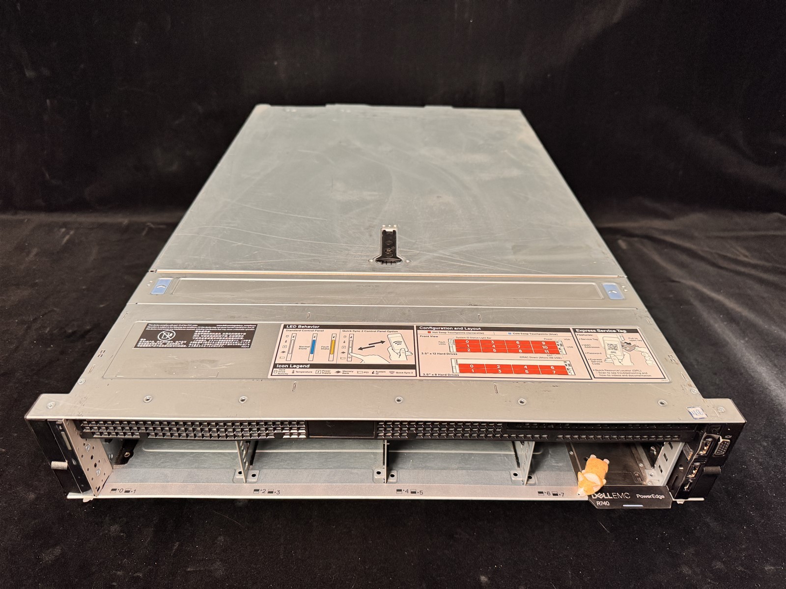 DELL POWEREDGE R740 8LFF 2x 14 CORE GOLD 6132 2.6GHz 64GB RAM 8x TRAYS H730P