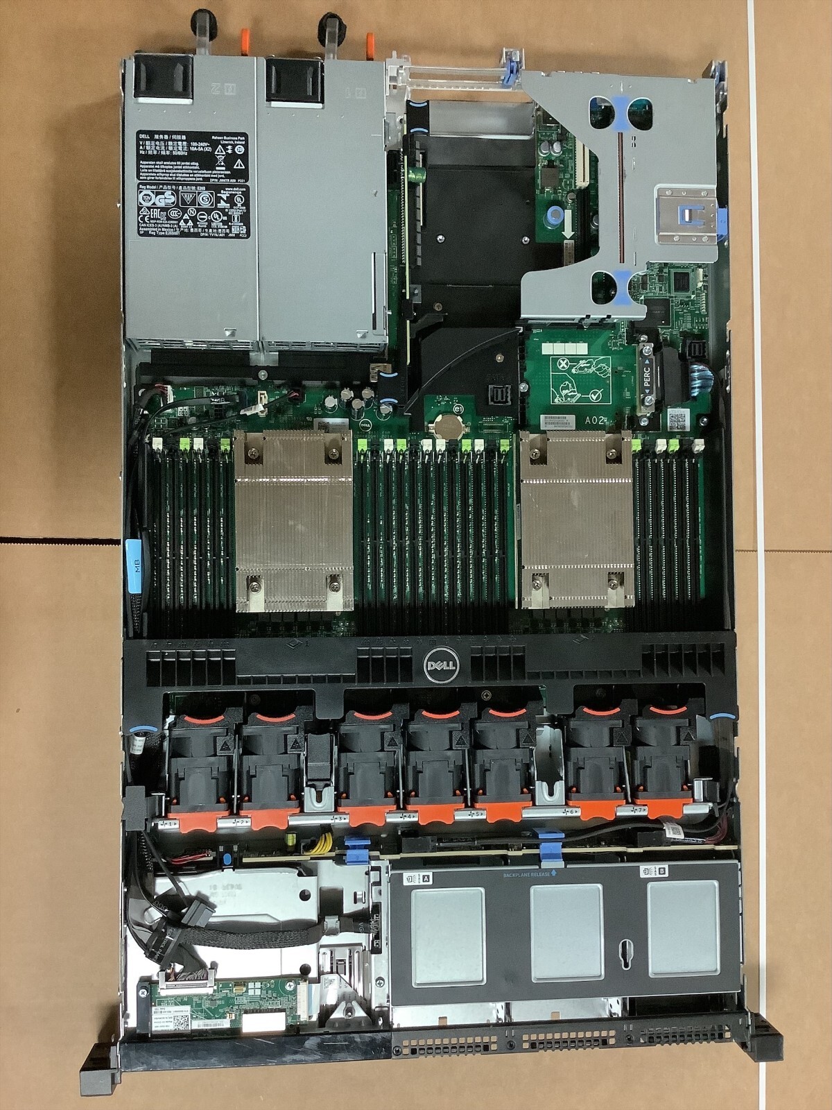 DELL PowerEdge R630 8bay with MOBO 02C2CP, PCIE board, 2 X750w PSU