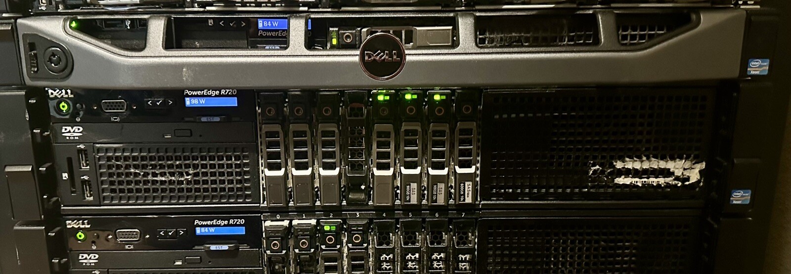 Dell PowerEdge R720 2x Xeon E5-2667 v2 3.3GHz 128GB RAM INCL SLIDING RAILS