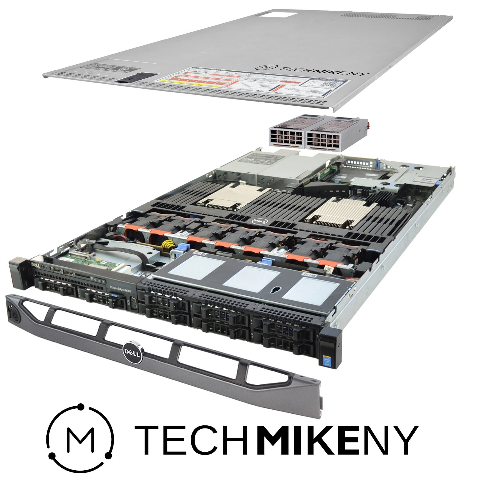 Dell PowerEdge R630 Server 2x E5-2697v3 2.60Ghz 28-Core 128GB RAM 6x Caddies