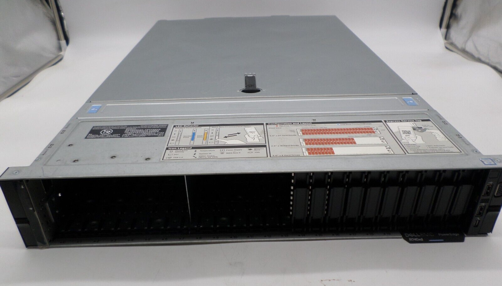 Dell PowerEdge R740xd – 2 x Xeon Silver 4208, 32GB RAM, iDrac 9, Perc H740p