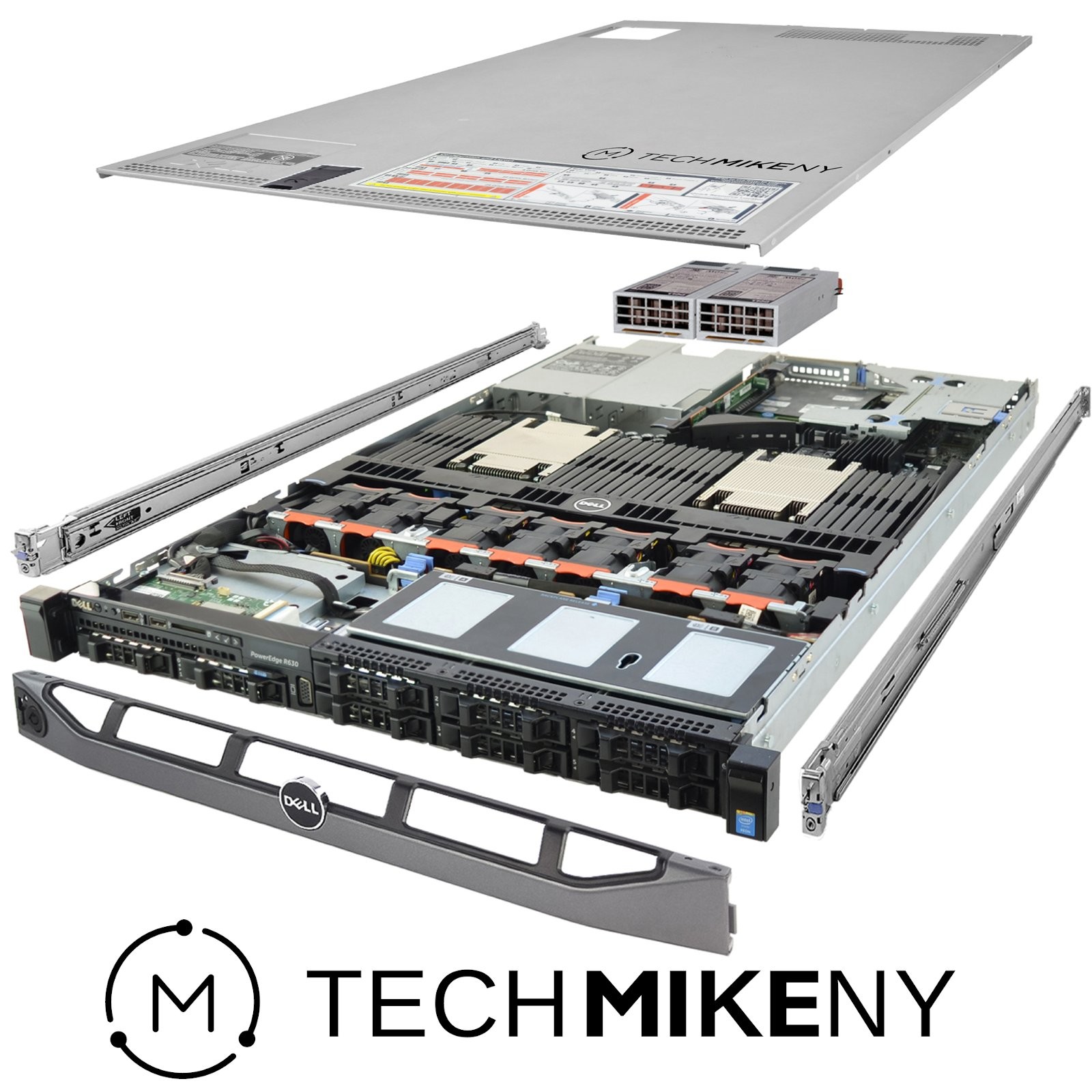 Dell PowerEdge R630 Server 2x E5-2698v4 2.20Ghz 40-Core 192GB RAM 8x Caddies