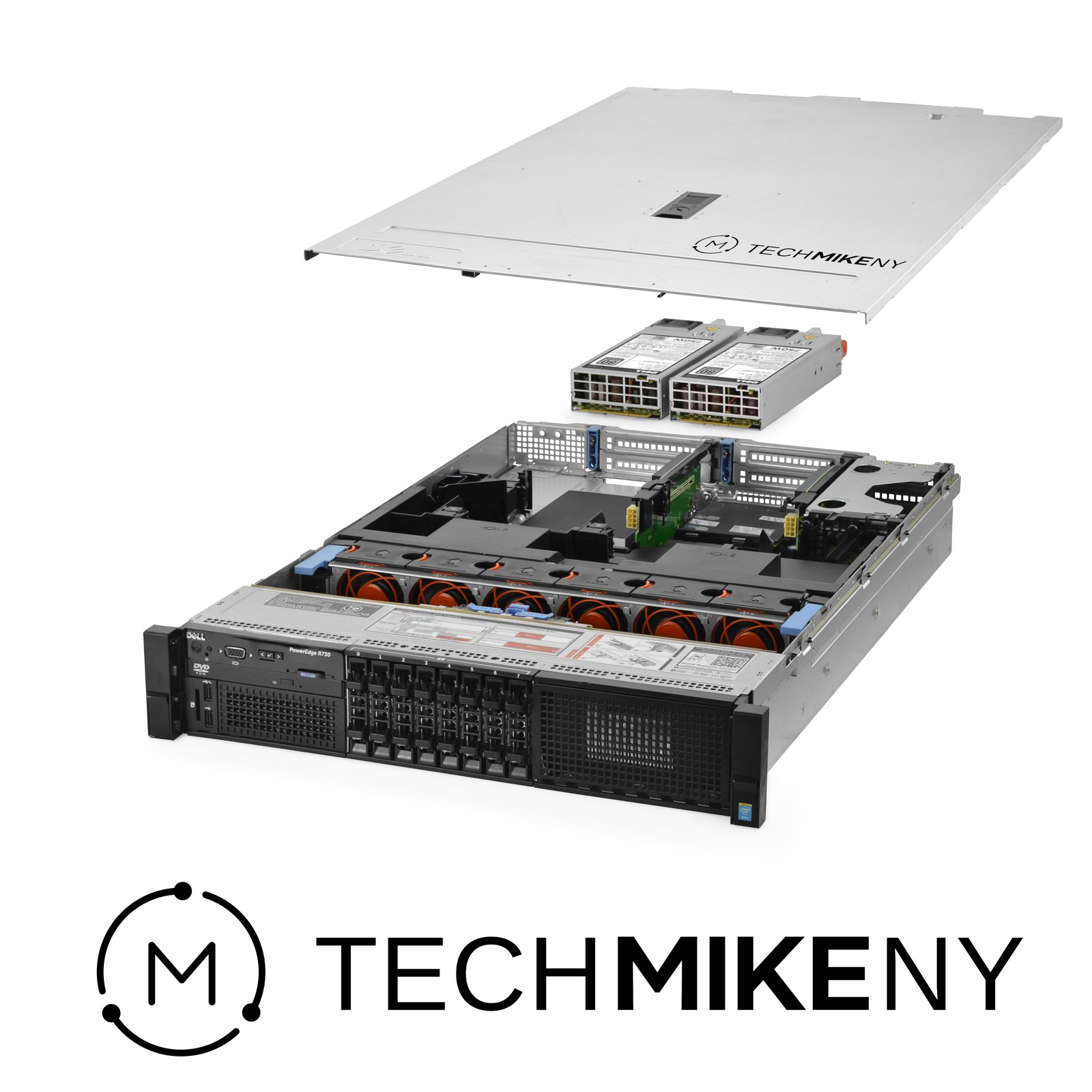 Dell PowerEdge R730 Server 2x E5-2697v3 2.60Ghz 28-Core 64GB RAM 7.2TB Storage
