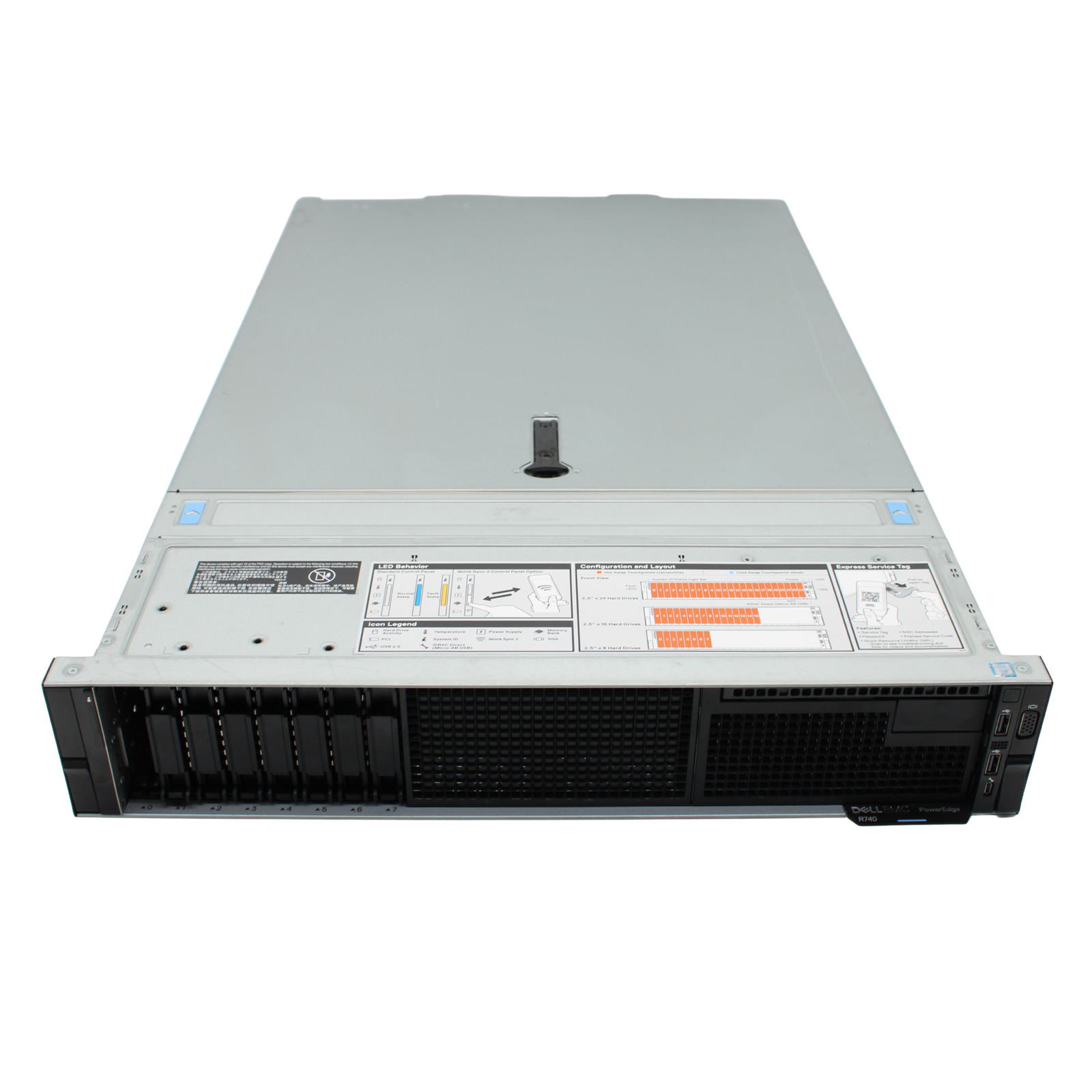 Dell PowerEdge R740 2x 4114 16GB Ram x8 HDD Bay