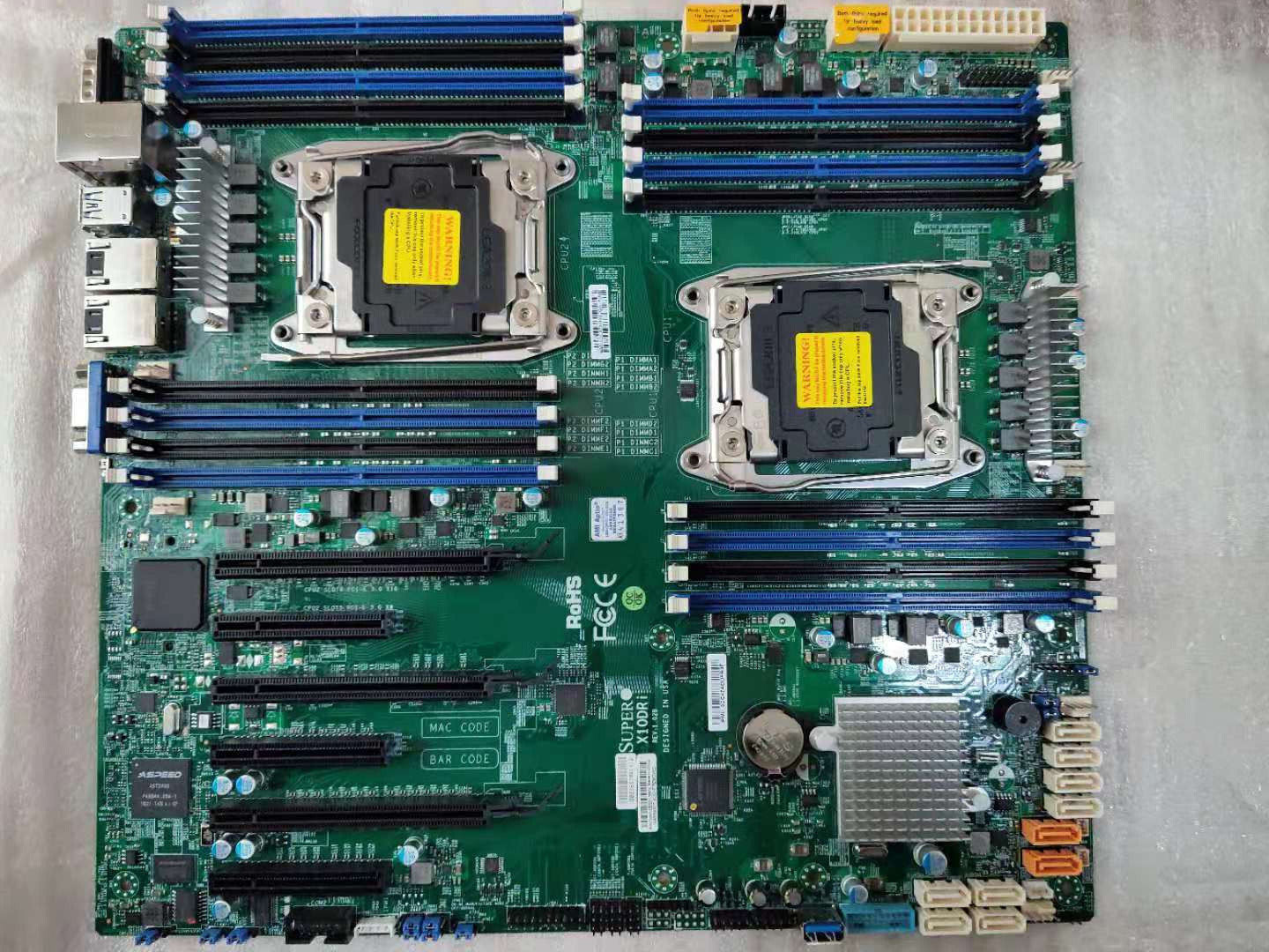 Supermicro x10dri Intel c612 E-ATX dual lga2011-3 motherboard system board
