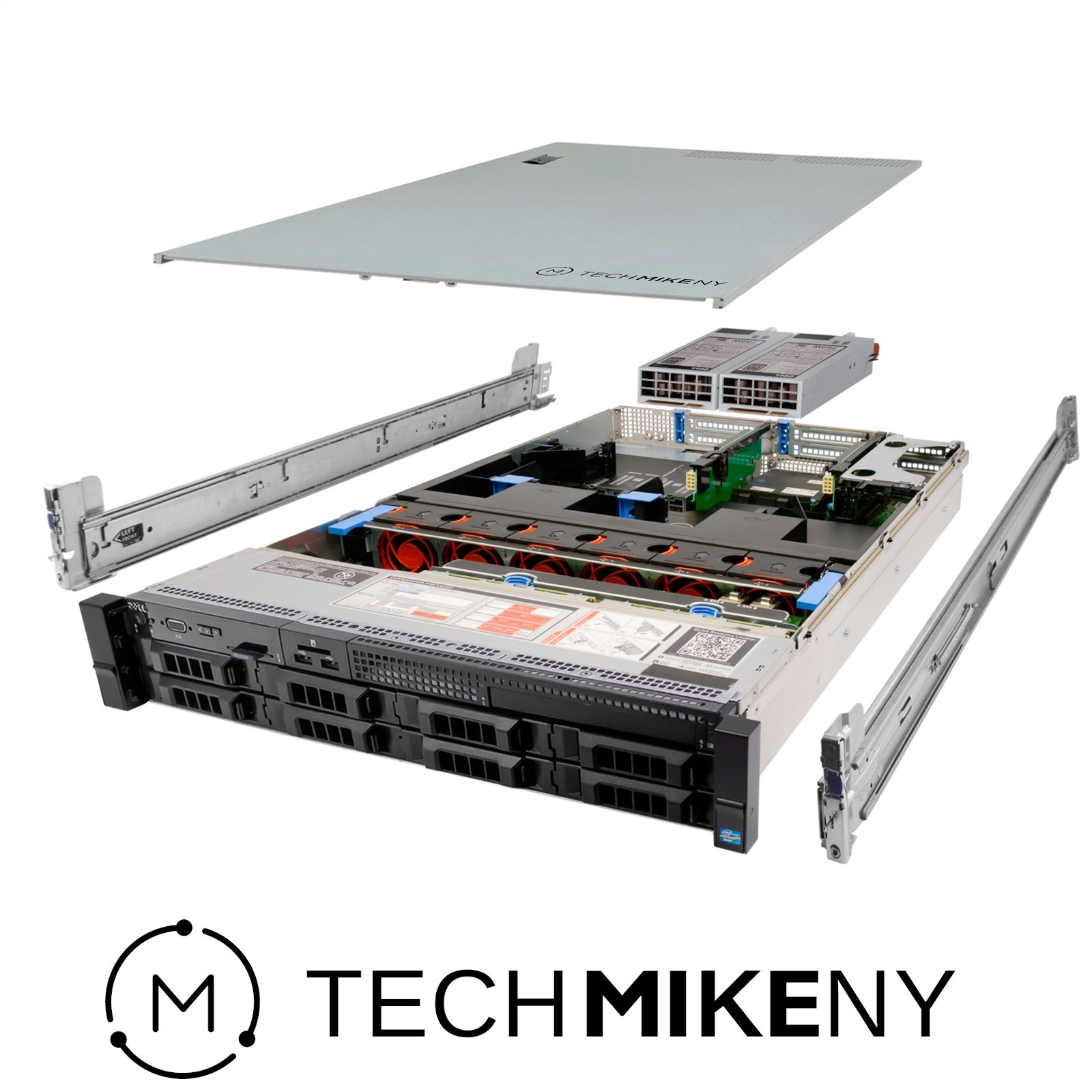 Dell PowerEdge R730 Server 2x E5-2623v4 2.60Ghz 8-Core 16GB RAM 8x 10TB SAS 12G