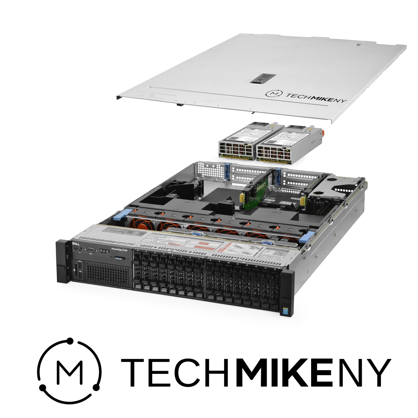 Dell PowerEdge R730 Server 16-Bay 2x E5-2680v3 2.50Ghz 24-Core 128GB RAM Hosting