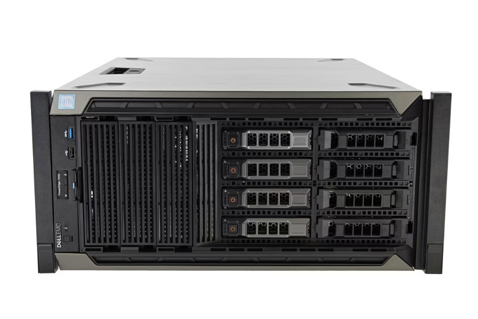 Server Dell T640 8×3.5″ 2x Plat 8260 384GB BOSS-S1 6×1.92TB SSD SATA 2×10/25GbE